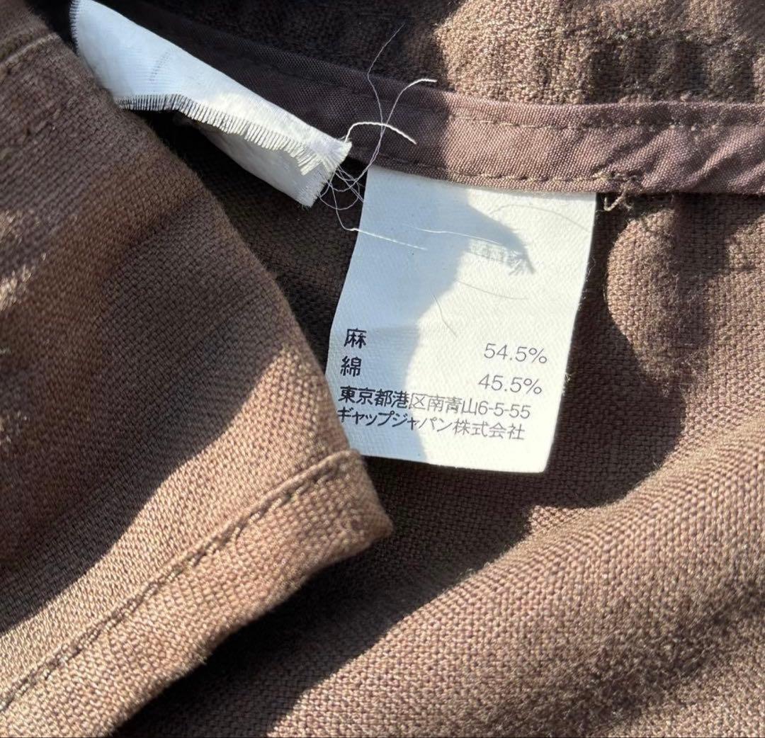 90's OLD GAP ジップアップ ジャケット スウィングトップ リネン