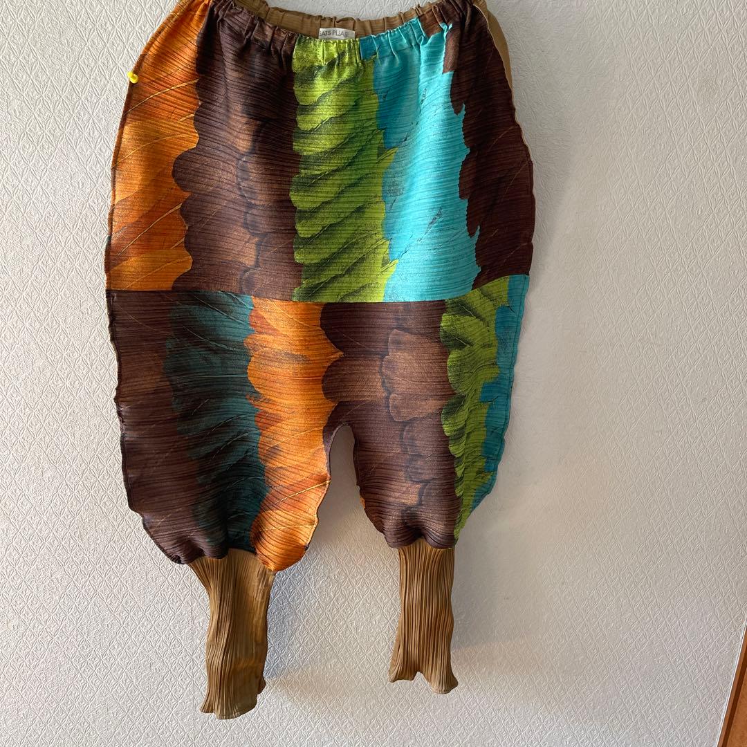 プリーツプリーズ　サルエルパンツ リバーシブル(訳あり) 中古・古着通販】PLEATS PLEASE (プリーツプリーズ) プリーツサルエル