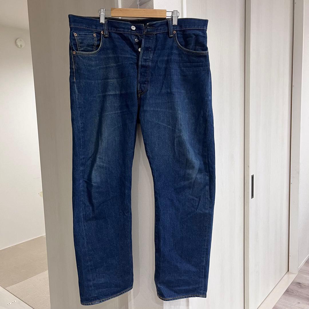 LEVI'S 501 W40 L32 リジットデニム インディゴ - メルカリ