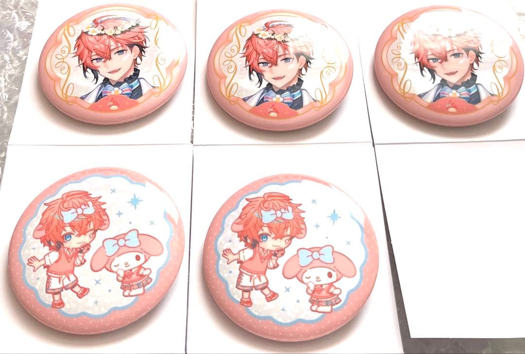 赤城ウェン Oriens ×サンリオキャラクターズ ランダムキラキラ缶バッジ