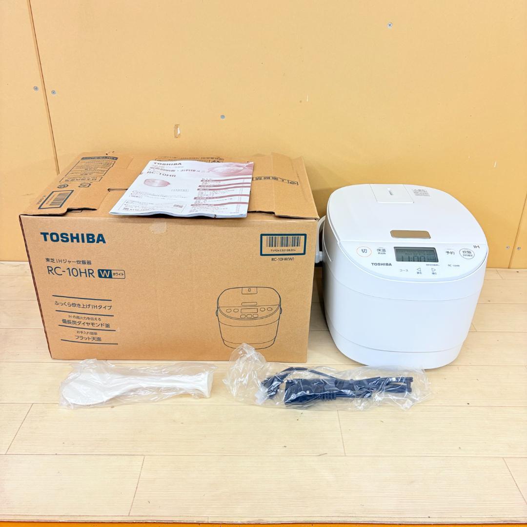 【未使用品】5.5合 東芝 RC-10HR 炊飯器 ジャー 楽天市場】【中古】（新古品） TOSHIBA(東芝) 炊飯器 5.5合 RC-10HR(W