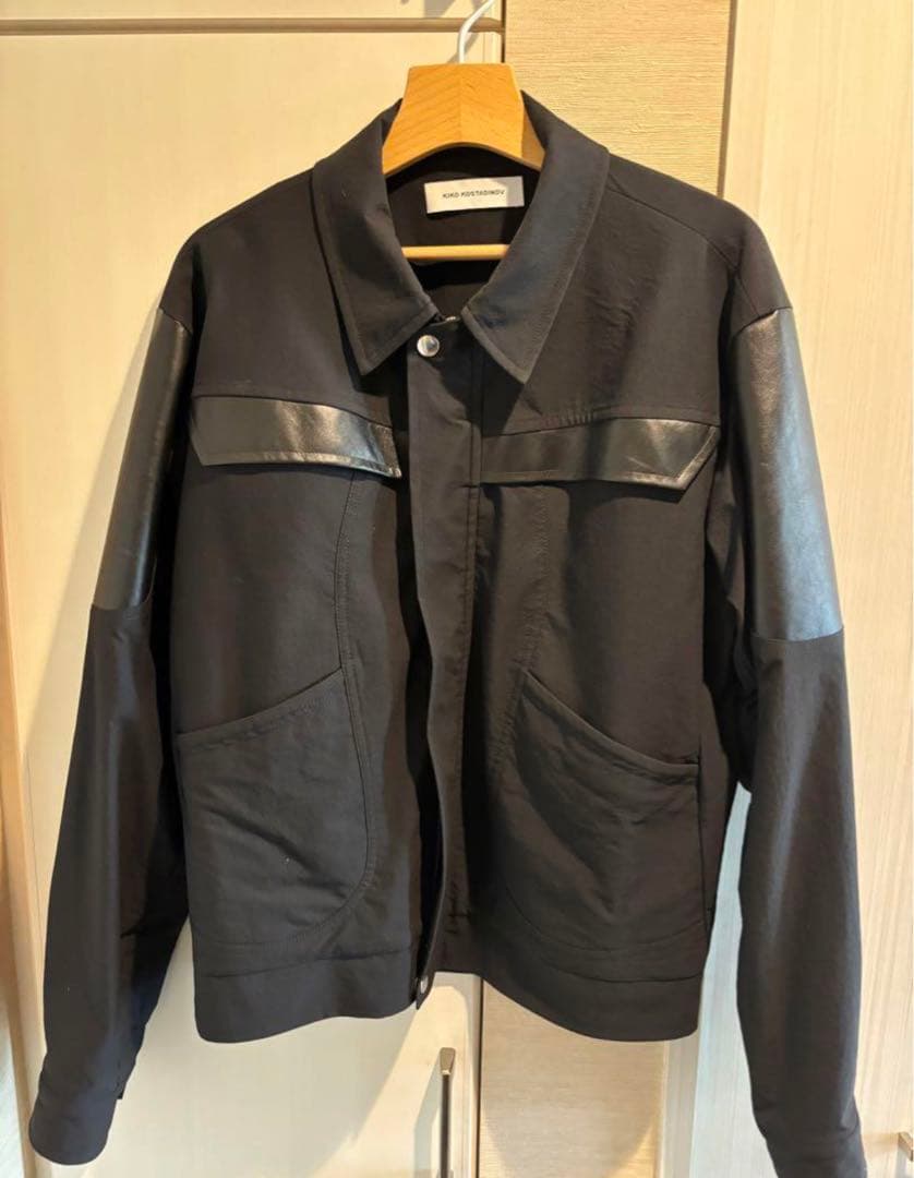 Kiko Kostadinov MCNAMARA ジャケット　23ss 44 Kiko Kostadinov: Mcnamara Uniform Jacket (Black) | DSMS E-SHOP