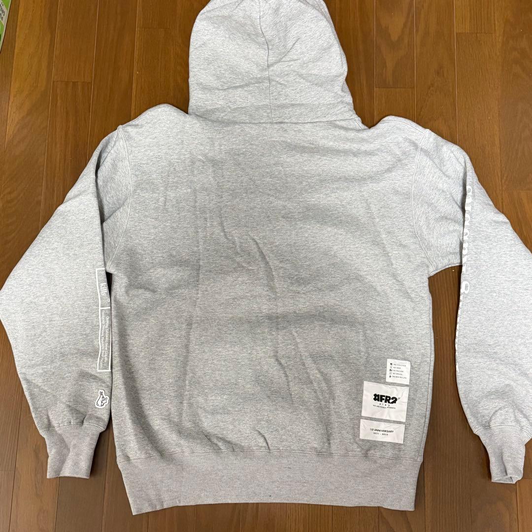 FR2 大阪1周年記念パーカー グレー XL
