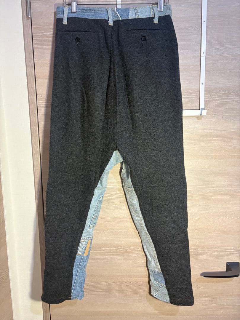 NOZOMI ISHIGURO ノゾミイシグロ デニムパッチワークサルエル - メルカリ