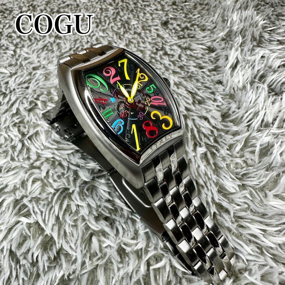 美品】COGU コグ ジャンピングアワー 自動巻き アナログ 裏透け - メルカリ