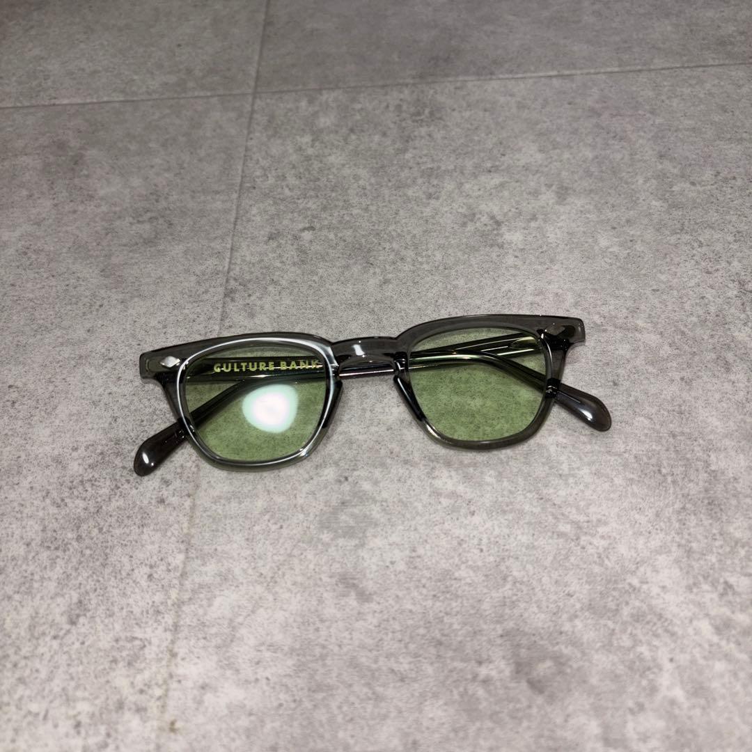 CULTURE BANKのブラックフレームにグリーンレンズのサングラス CULTURE BANK】サイズ合う方は是非ゲットしてください！ | スマクロ