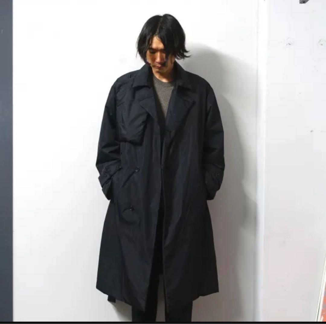 stein padded stand collar coat - メルカリ
