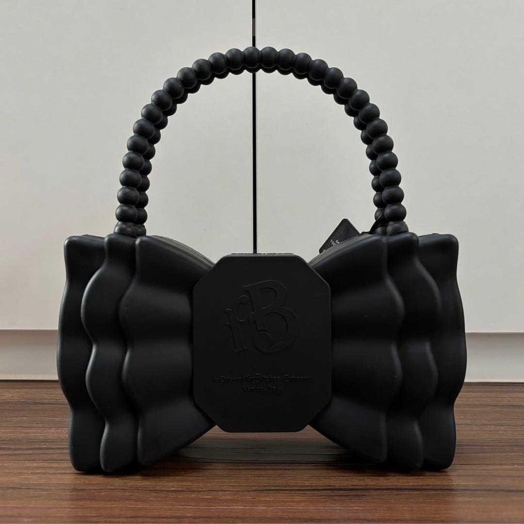 forBitches フォービッチーズ Bow Bag リボン形バッグ ブラック - メルカリ