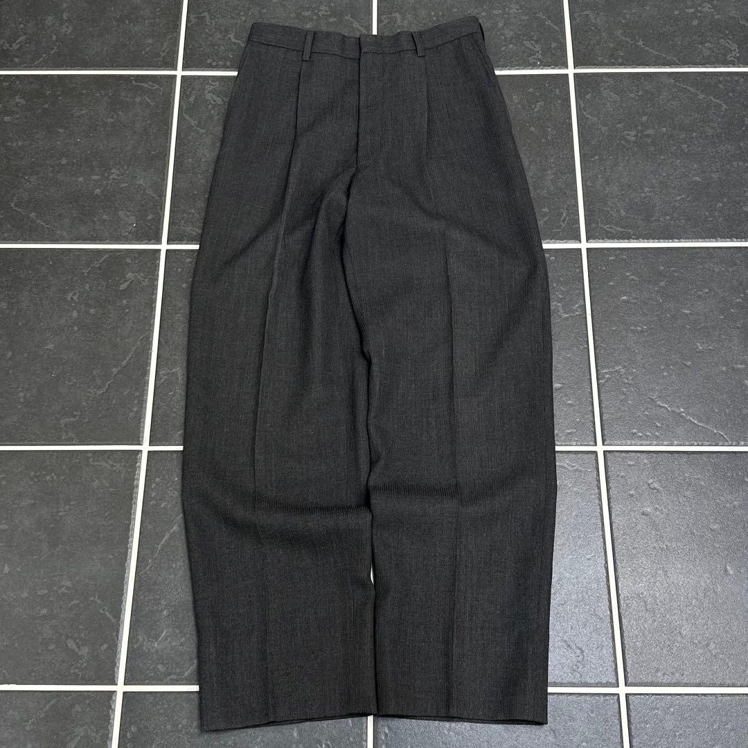 90s vintage 【ウール ツータック ワイドスラックス 極太】 - メルカリ