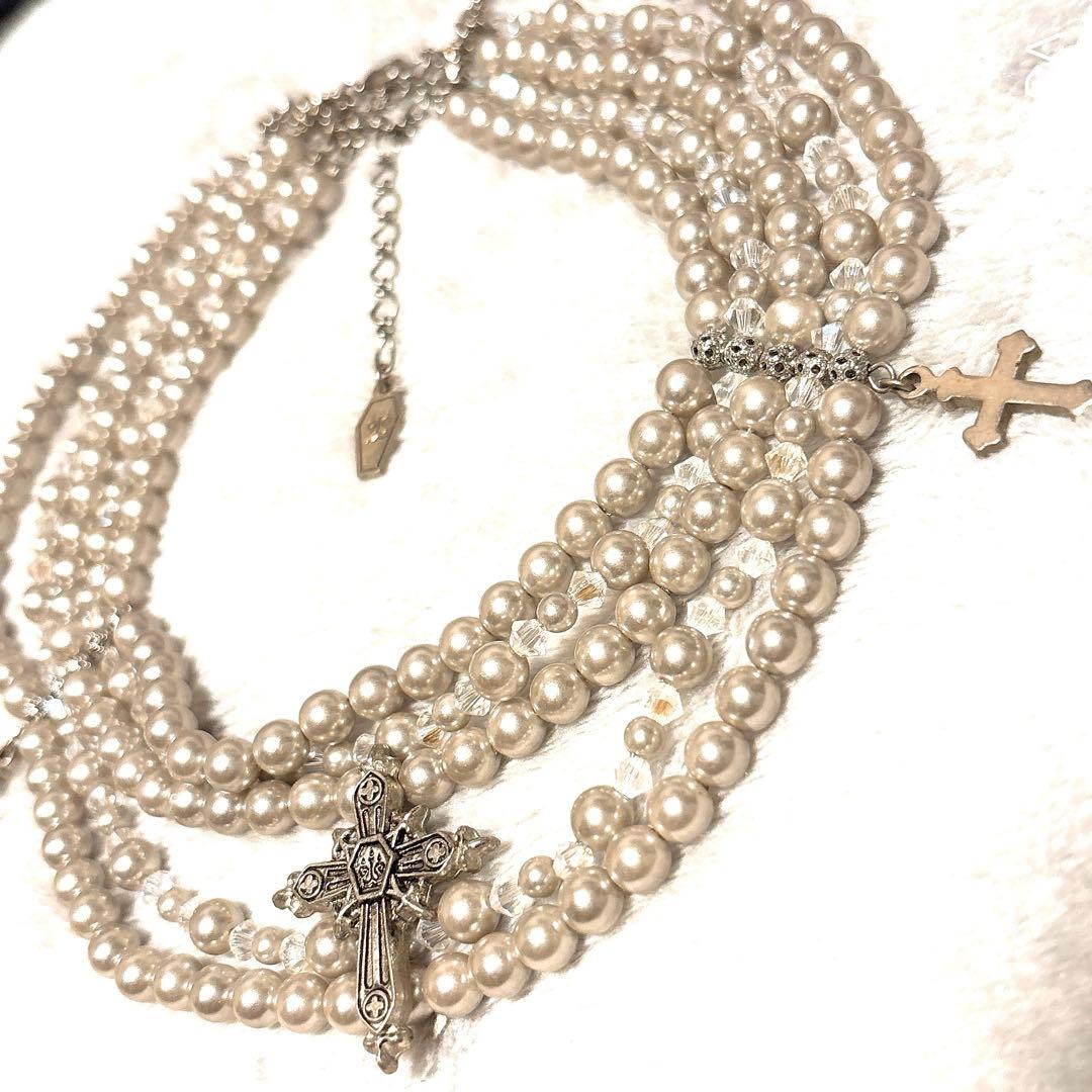 M+CROIXパールチョーカー - メルカリ