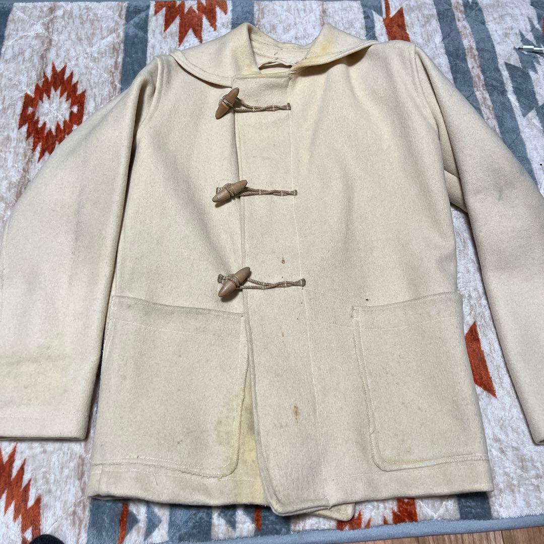 40s イギリス軍 ロイヤルネイビーショールカラーダッフル ヴィンテージ