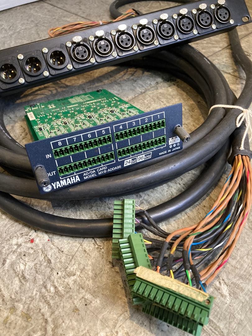 YAMAHA MY8-ADDA96 XLR In/Out 加工済み ケーブル付 ヤマハ | Digital Cards - インターフェース - 概要