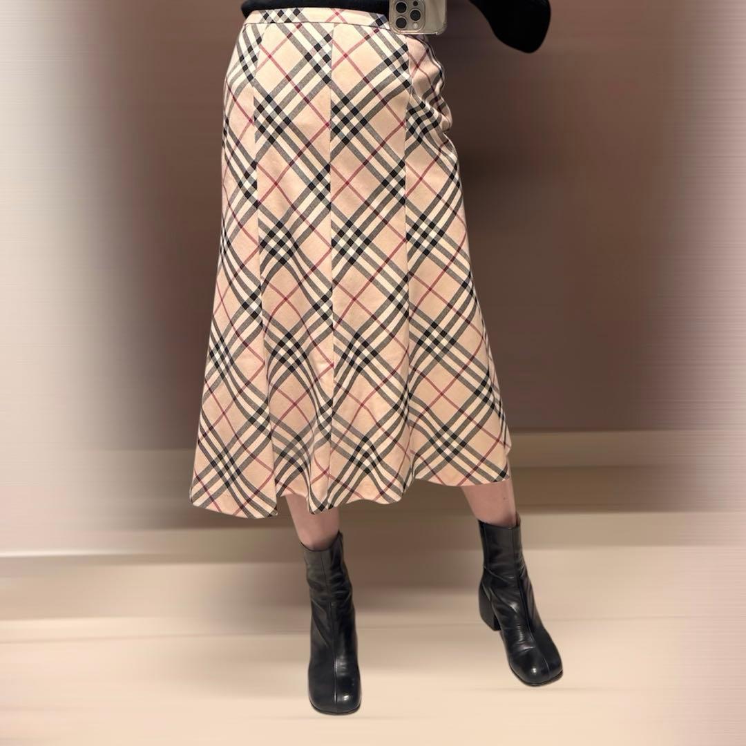 極美品✨ BURBERRY LONDON ノバチェック ウール スカート 36 - メルカリ