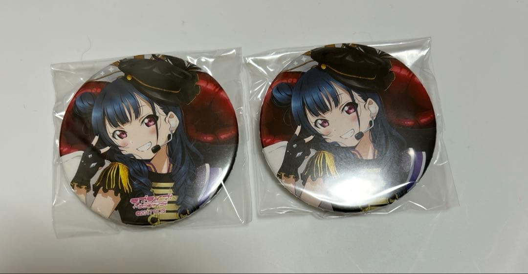 ラブライブ Aqours 津島善子 カウントダウン 缶バッジ 2個セット｜ラブ