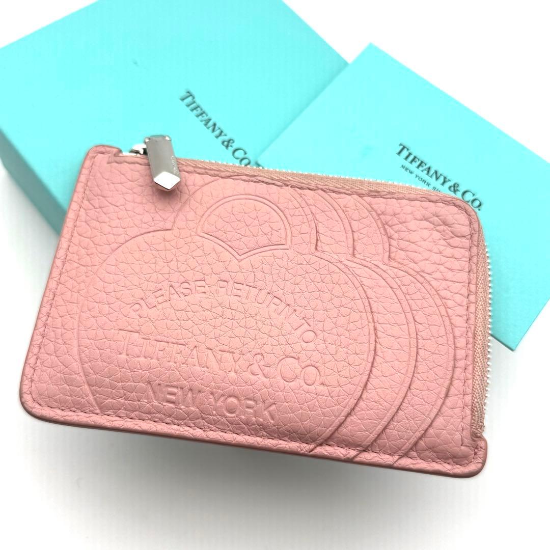 日本限定カラー✨ティファニー ジップ カード ケース コインケース