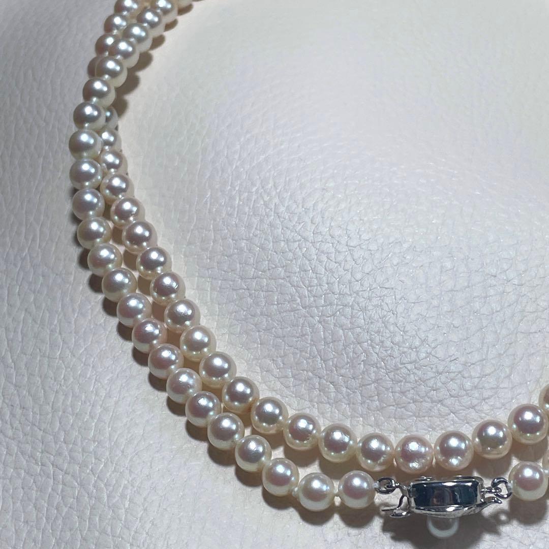 ロング/2連✨️ あこや真珠 パール ネックレス 約6.0~6.5mm 本真珠