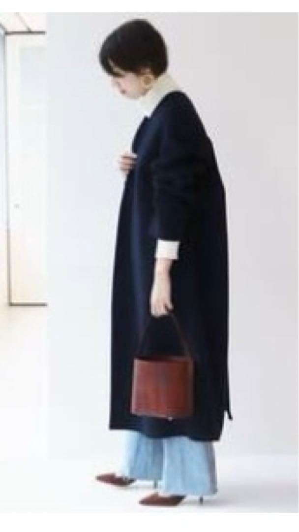 plage プラージュ　ハミルトンノーカラーコート Plage / プラージュ | ハミルトンノーカラーコート | 34 | ブラック