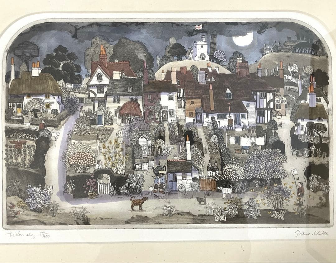 銅版画 グラハムクラーク 「バーミンテリ」 - メルカリ