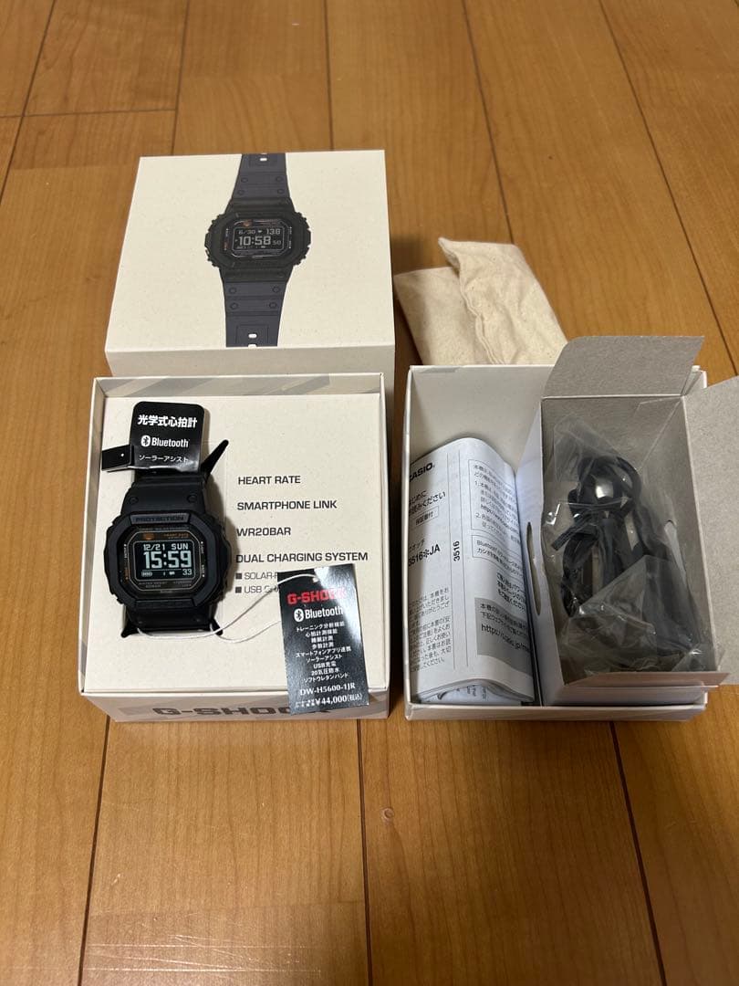 カシオ　スマートウォッチ　腕時計　G-SHOCK DW-H5600-1JR 美品 DW-H5600-1JR | CASIO