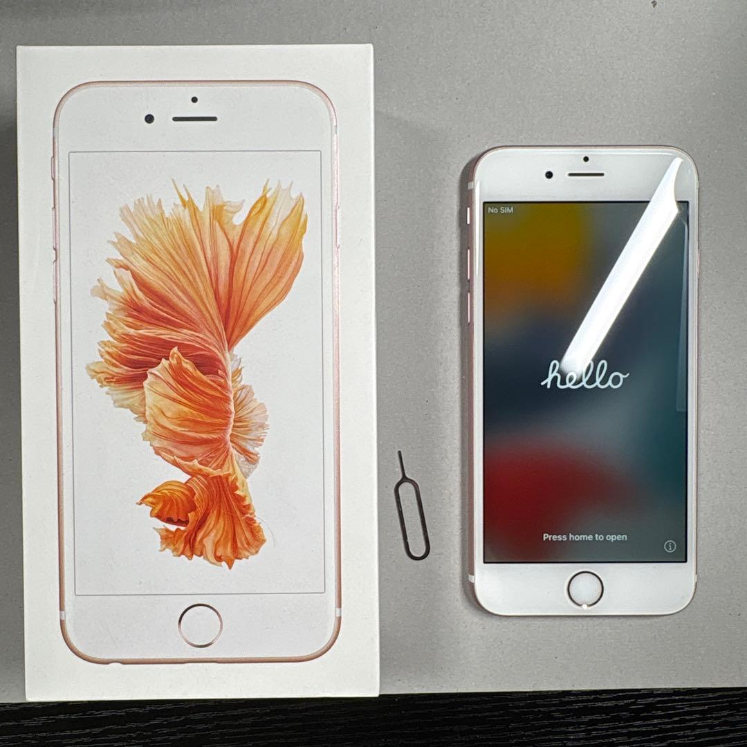 Apple iPhone 6s ローズゴールド 本体 64GB SIMロック有り - メルカリ