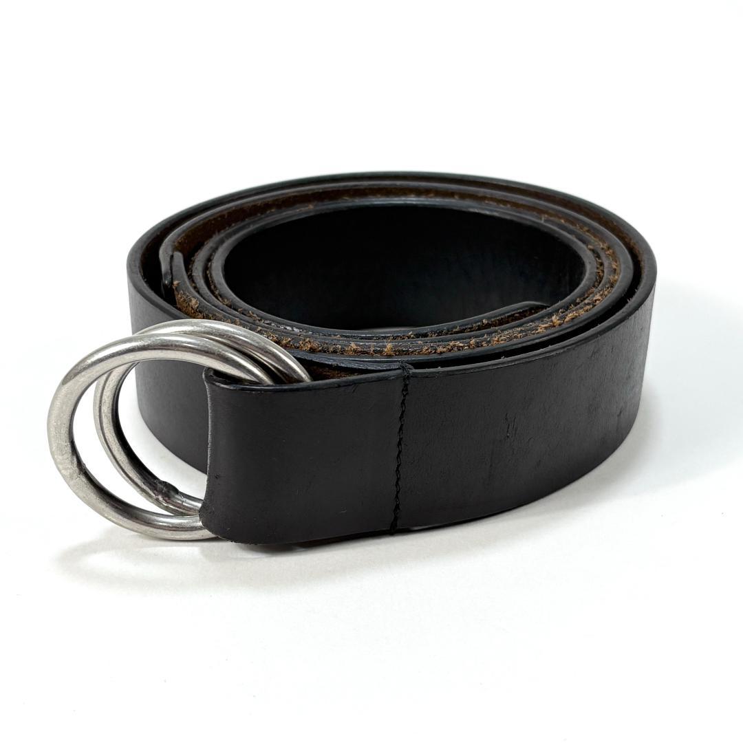 美品 HYKE ハイク 19SS LEATHER RING BELT ブラック 美品 HYKE ハイク 19SS LEATHER RING BELT ブラック - メルカリ