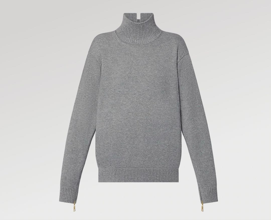 定価30万　新品未使用 LOUIS VUITTON ニット グレー M LOUIS VUITTON - LOUIS VUITTON ルイヴィトン スウェット グレー