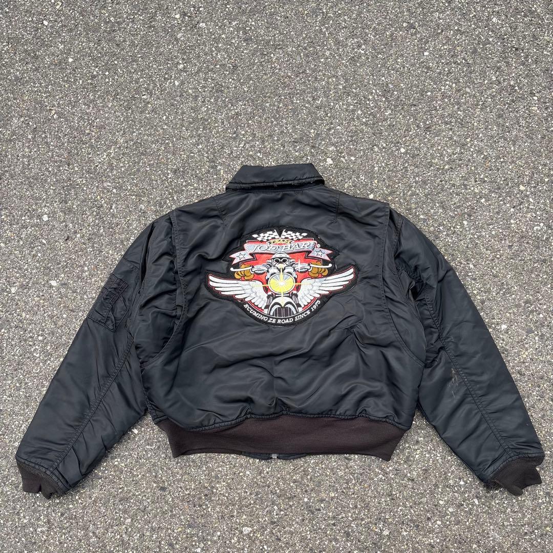 90s Schott CWU-R フライトジャケット ブラック MA-1 名作 - メルカリ