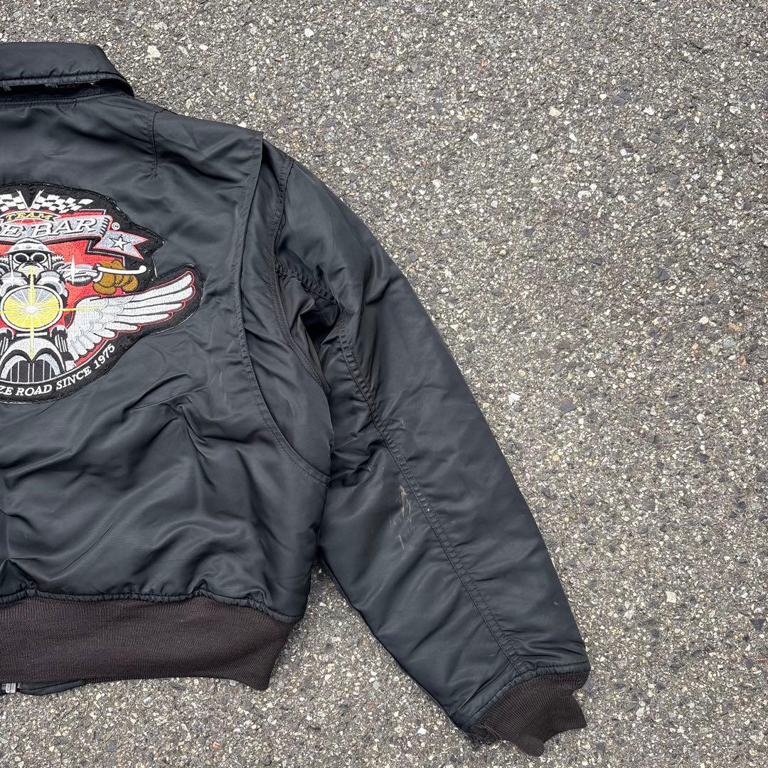 90s Schott CWU-R フライトジャケット ブラック MA-1 名作 - メルカリ