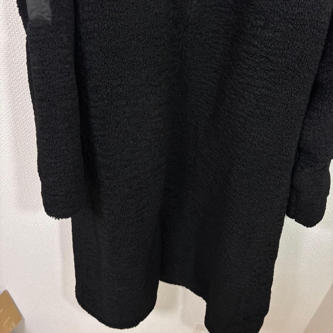 LASUD ファーフーデッドボアコート BK 9号 未使用品 定価34000円