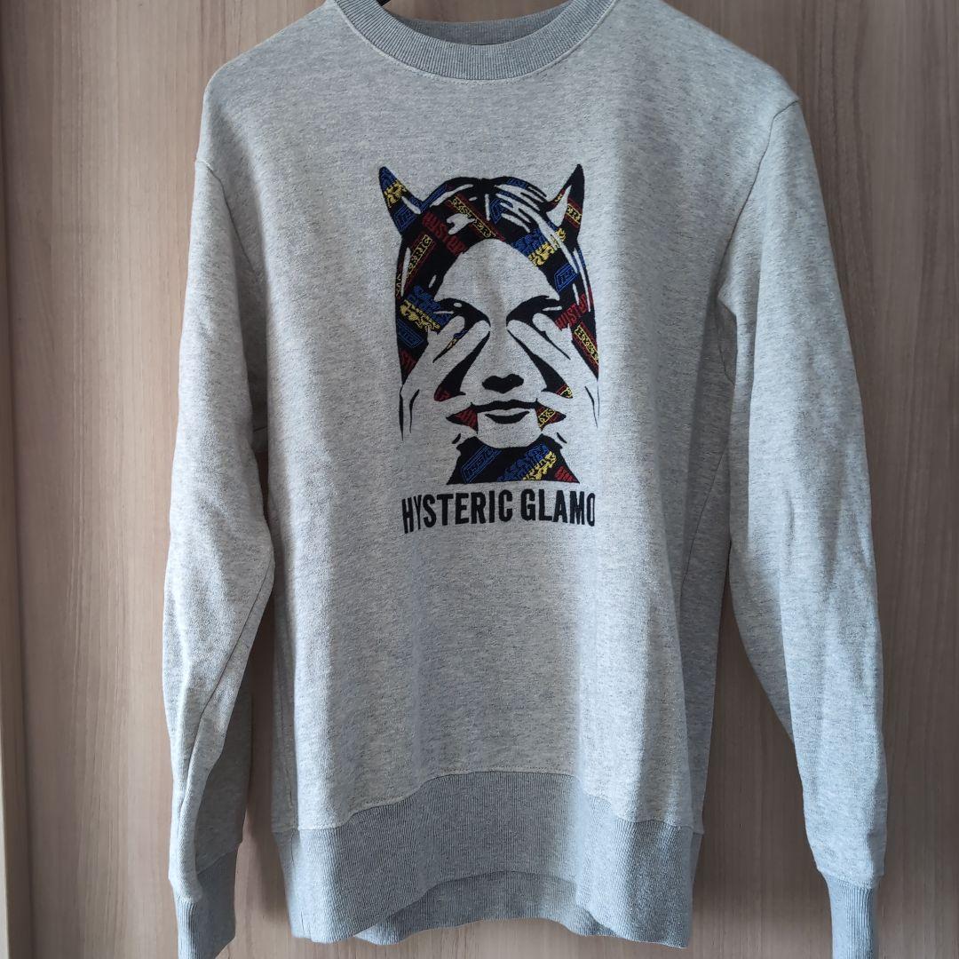 ヒステリックグラマー SEE NO EVIL刺繍 スウェット　02243CS11 HYSTERIC GLAMOUR（ヒステリックグラマー）の「SEE NO EVIL刺繍