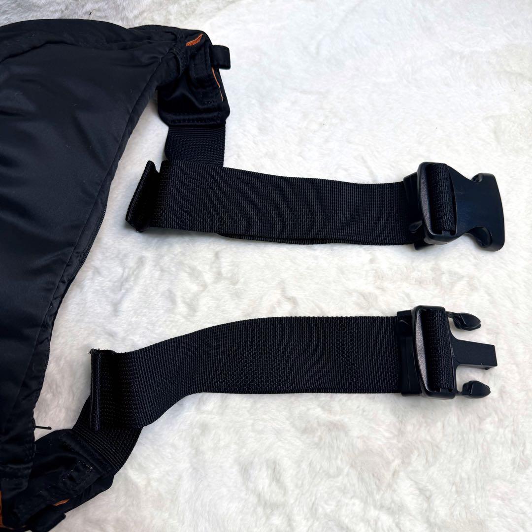 極美品】ポーター タンカー ウエストバッグ ウエストポーチ ブラック