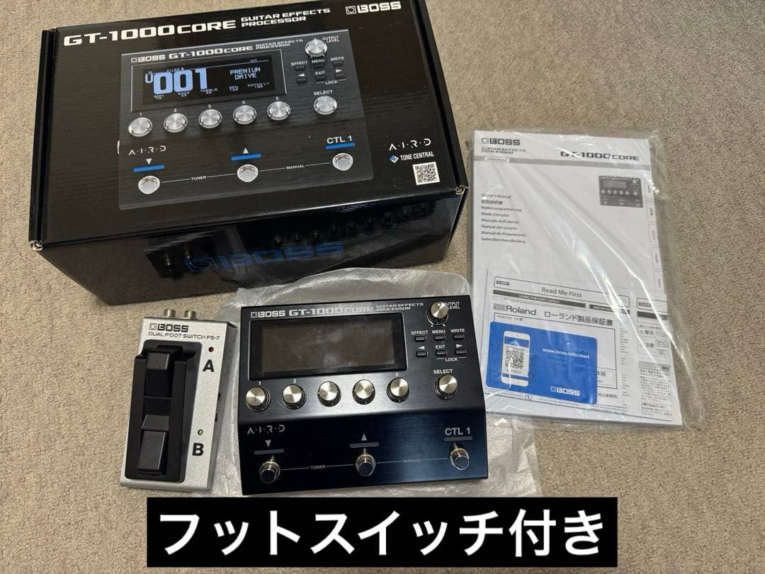 BOSS gt-1000coreマルチエフェクター BOSS ( ボス ) GT-1000 CORE Guitar Effects Processor 送料無料