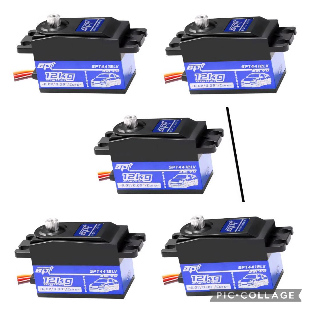 □5個□ ラジコン 4412 サーボ ロープロ ハイスペック YD-2 D5 - メルカリ