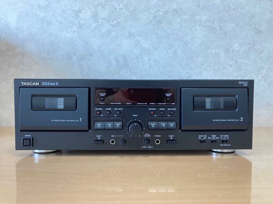 TASCAM 202 MKV ダブルカセットデッキ 動作品 202MKV | ダブルオートリバースカセットデッキ | TASCAM (日本)