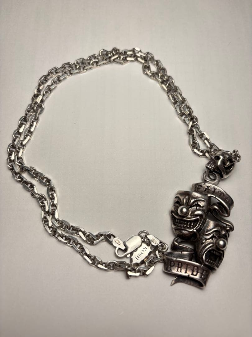 Clown Twoface Pendant & KINGS ROAD SV925 - メルカリ