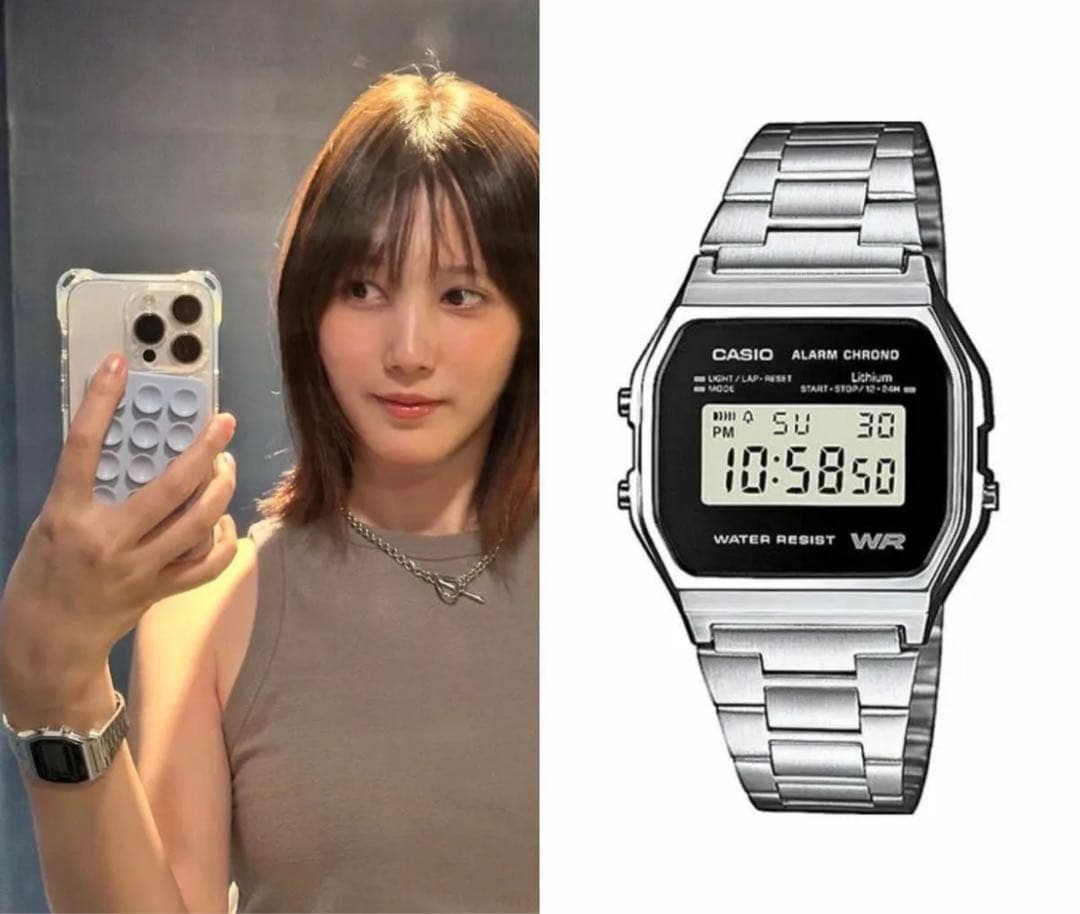 本田翼 着用 CASIO CLASSIC A158WEA-1JF チープカシオ - メルカリ