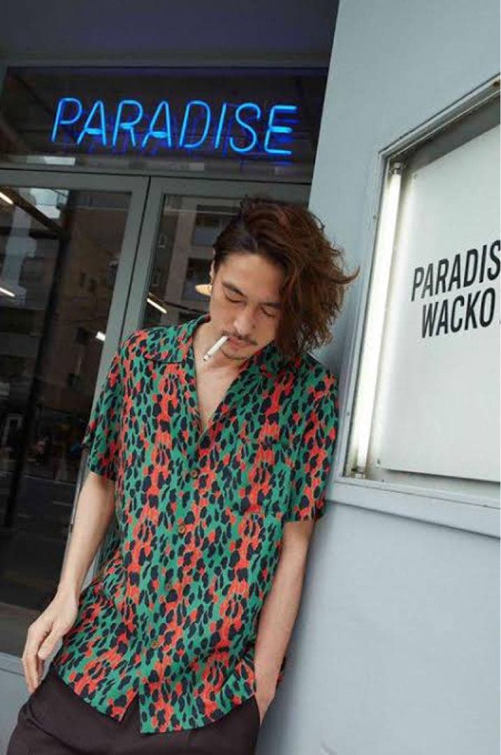 窪塚洋介着用 WACKO MARIA ワコマリア LEOPARD SHIRT - メルカリ