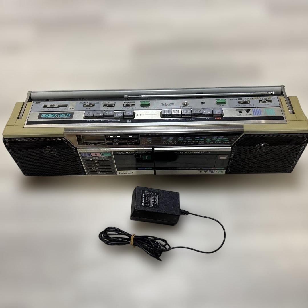 プロフ必読！送料込！National 昭和レトロラジカセ RX-FW43ジャンク