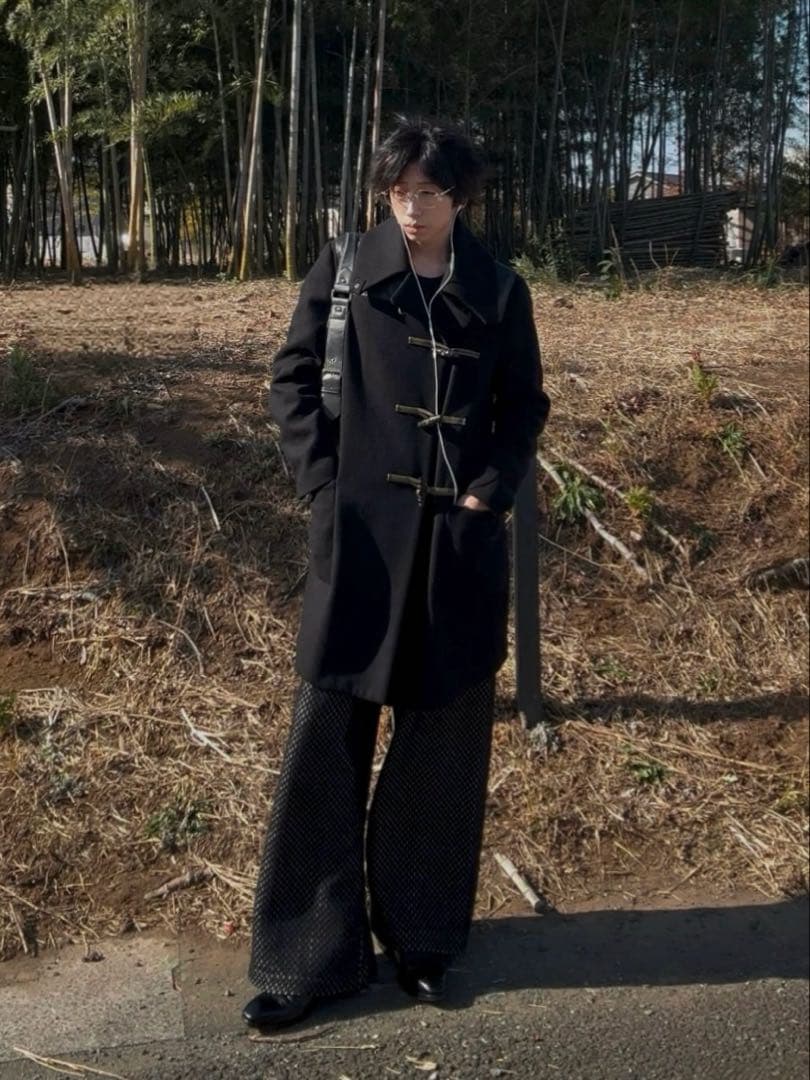 Tanm \"thorn\" ドット 変形ワイドスラックス