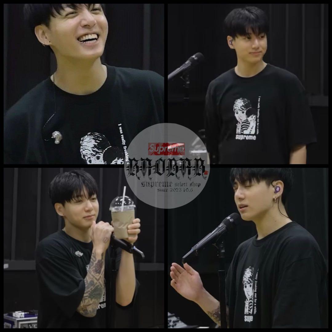 BTSジョングク着用‼︎超オーバーサイズXXL】シュプリーム Tシャツ