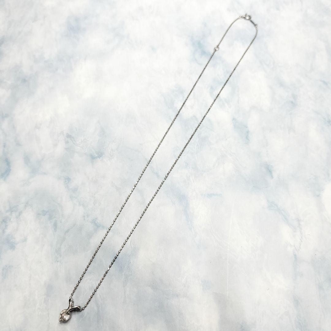 タイムセール♡Pt850/Pt900ダイヤモンドプチネックレス 0.30ct