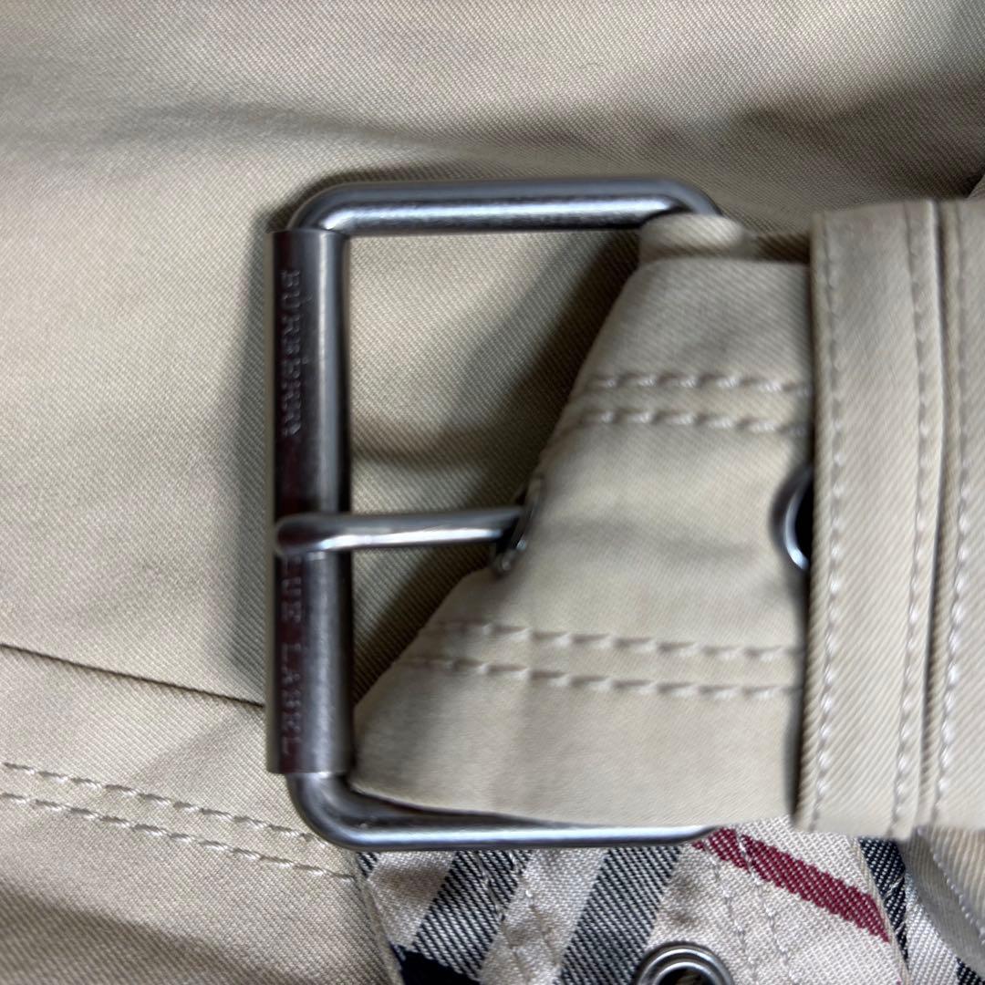 バーバリー ブルーレーベル大きいサイズ スプリングコート ノバチェック