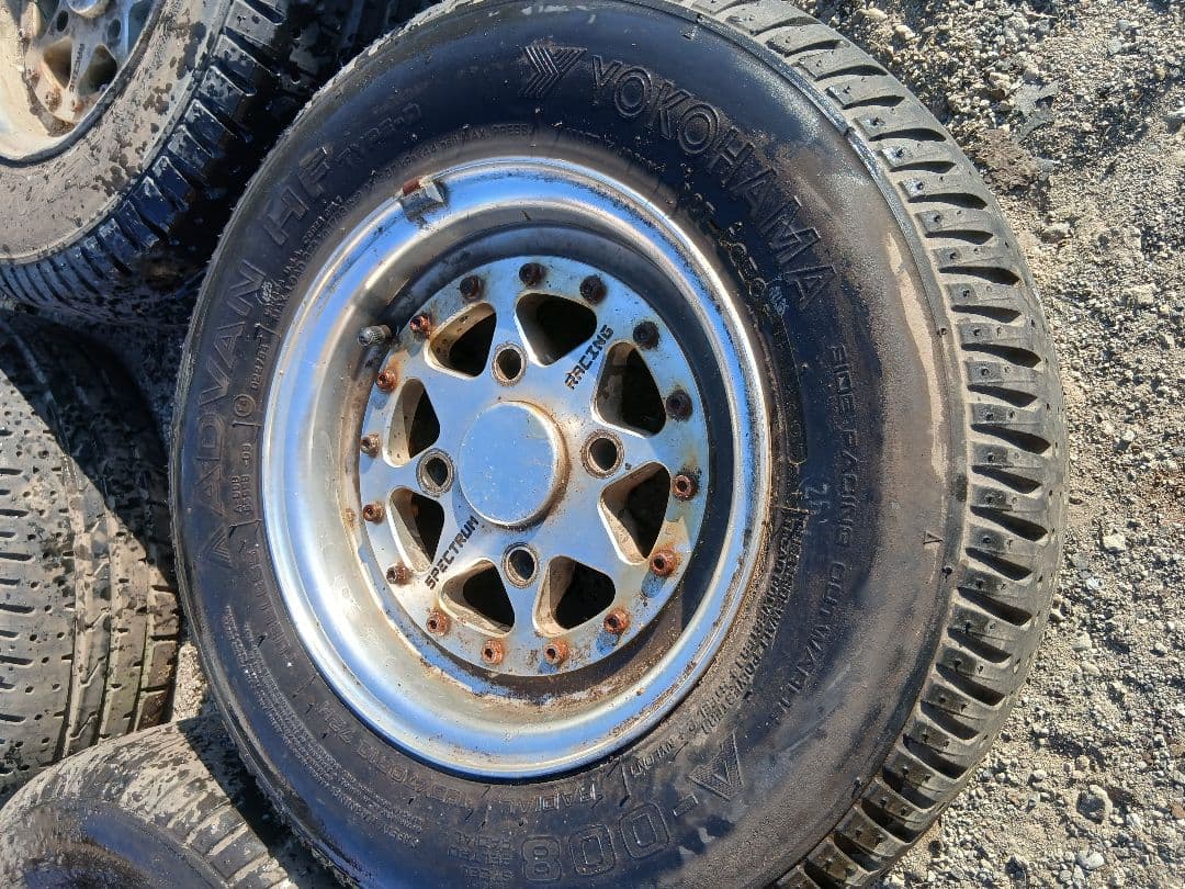 吉良吉影様用、スペクトラム レーシングホイール4本 ホイール4本セット 16×5.5J -20 MUD-SR7 16インチ ホイール 4本セット