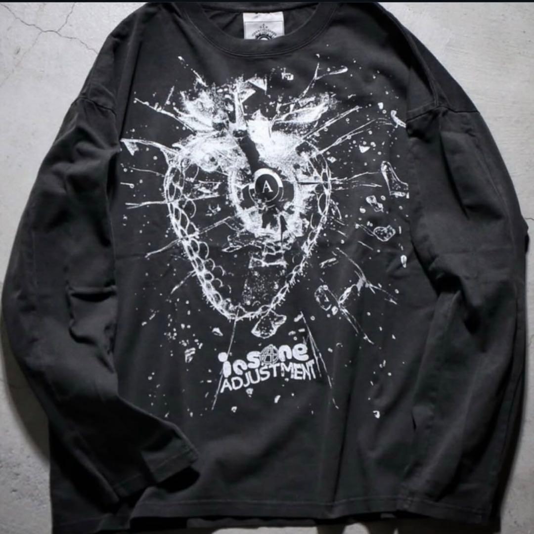 ANARCHIC ADJUSTMENT insane ロンT M 黒 beams - メルカリ