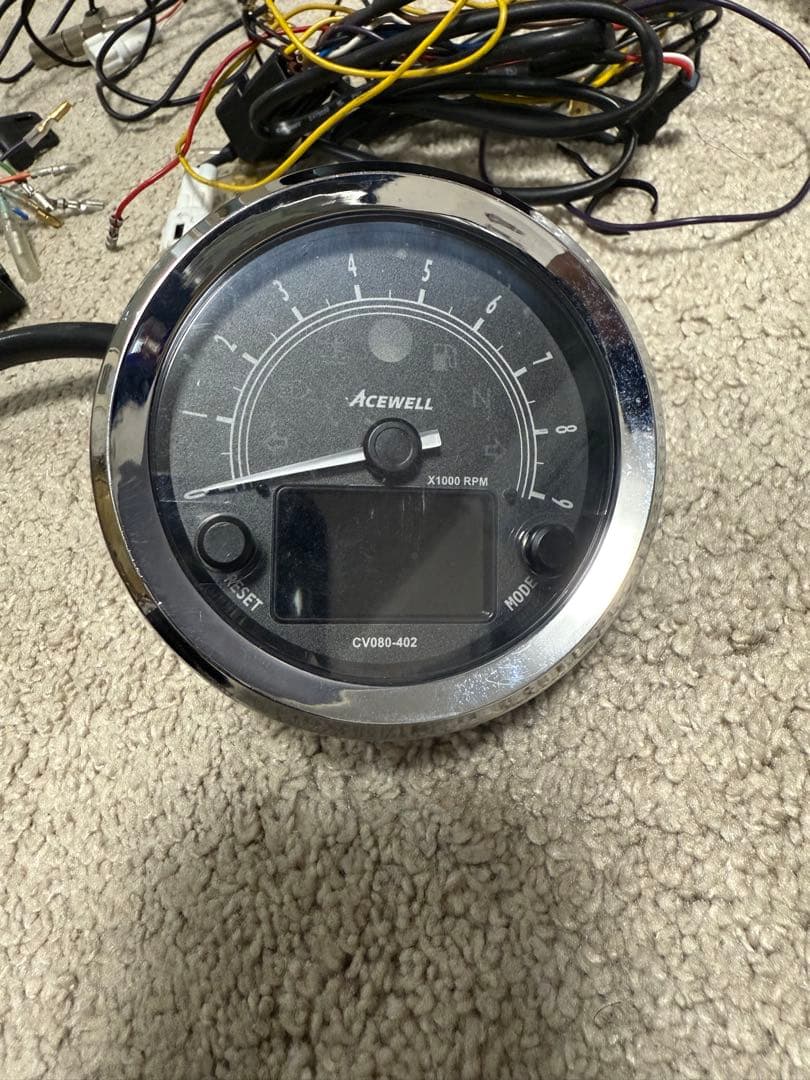 ACEWELL エースウェル 多機能デジタルスピードメーター タコメーター ACEWELL エースウェル 多機能デジタルメーター タコメータースケール