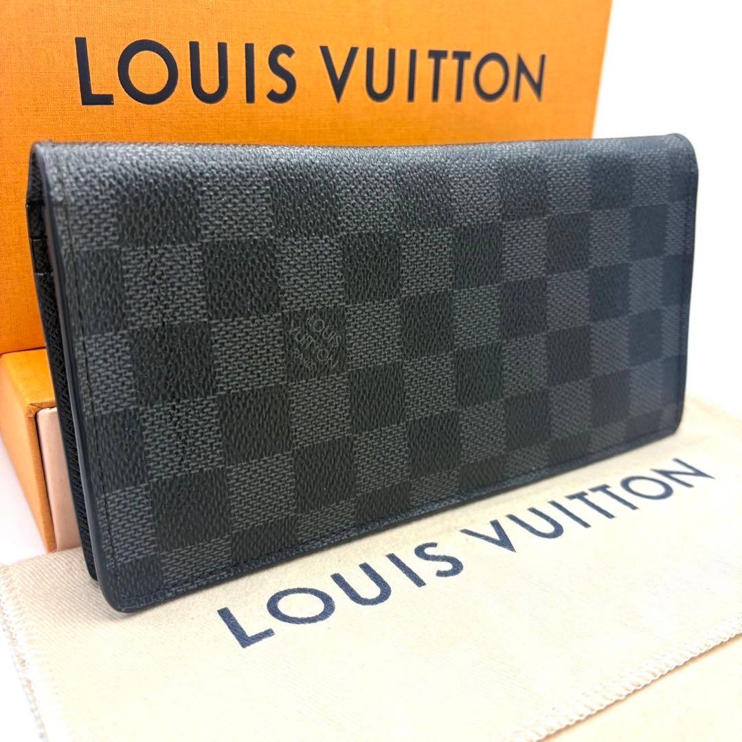 ルイヴィトン ダミエ グラフィット 長財布 ポルトフォイユブラザ 黒