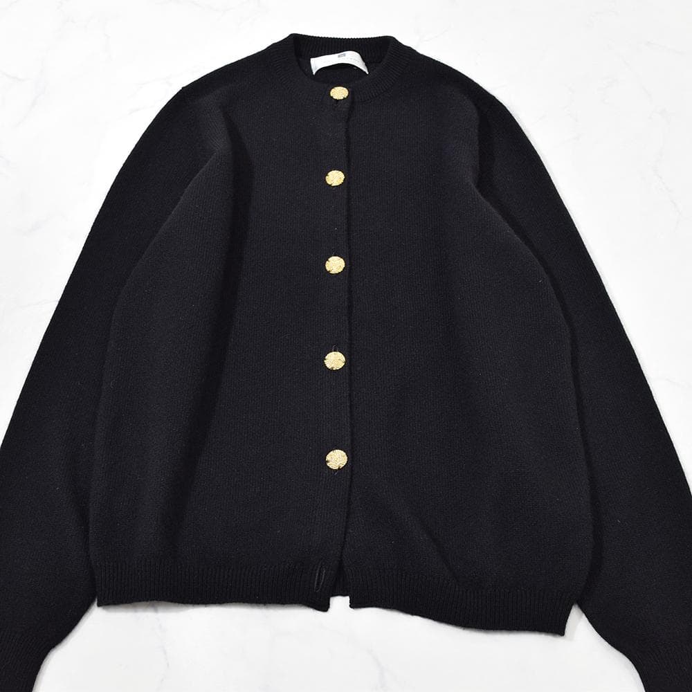 英国製 バランタイン BALLANTYNE カシミヤ カーディガン 黒 42 - メルカリ