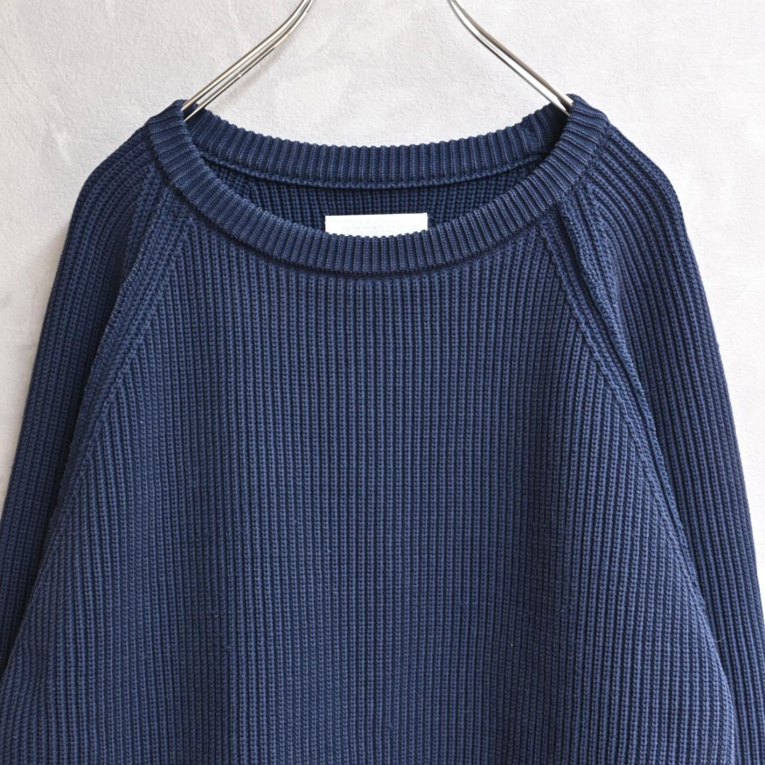 nanamica 5G Crew Neck Sweater 畦編み 春ニット - メルカリ