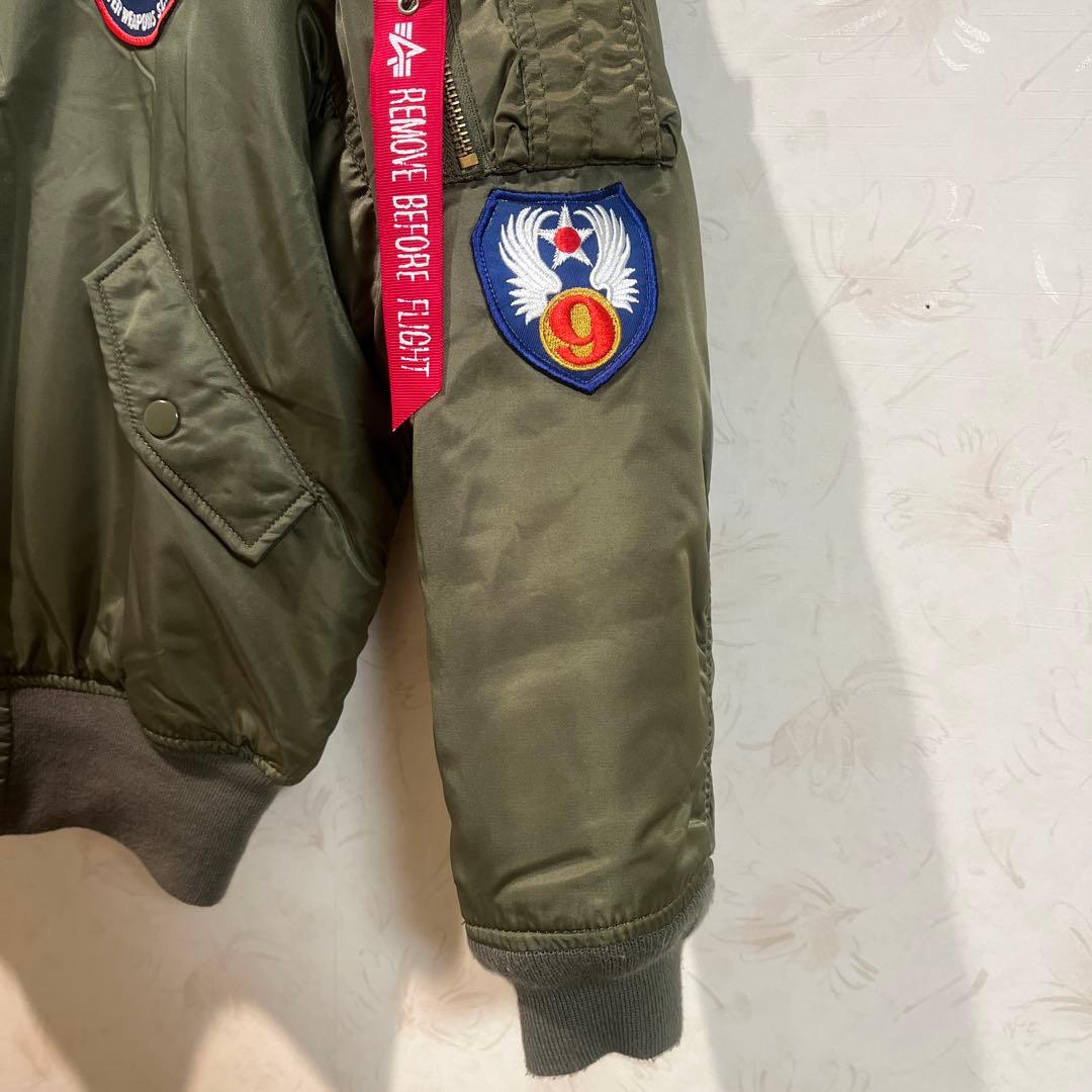 アルファ MA-1 リバーシブル TOP GUN パッチ YM - メルカリ