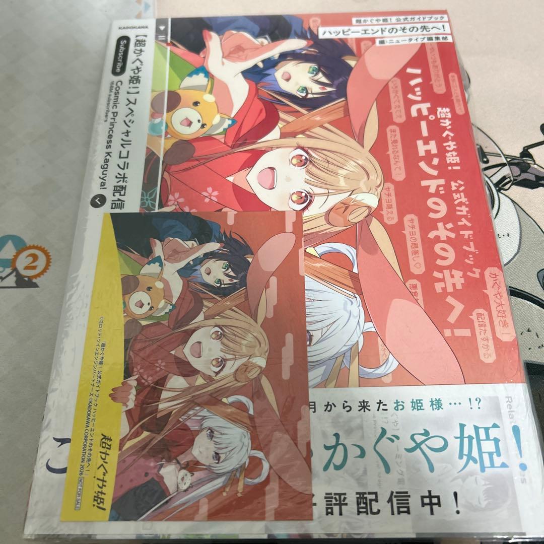 超かぐや姫! 公式ガイドブック ゲーマーズ特典 非売品 ブロマイド付き
